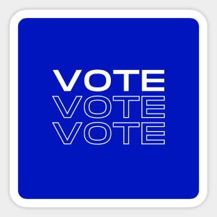 Vote Vote Vote - Blue Sticker